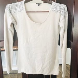 Express embellished sweater size small